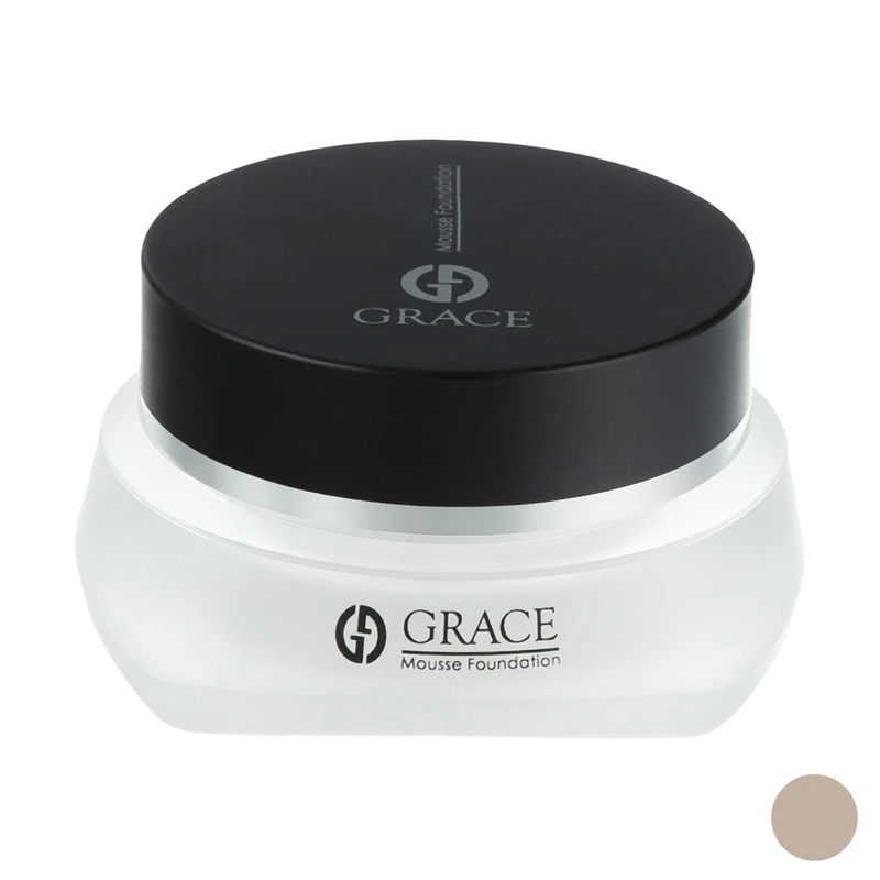 کرم پودر فشرده گریس شماره 604 | پوشش طبیعی و ماندگار برای خانم‌ها