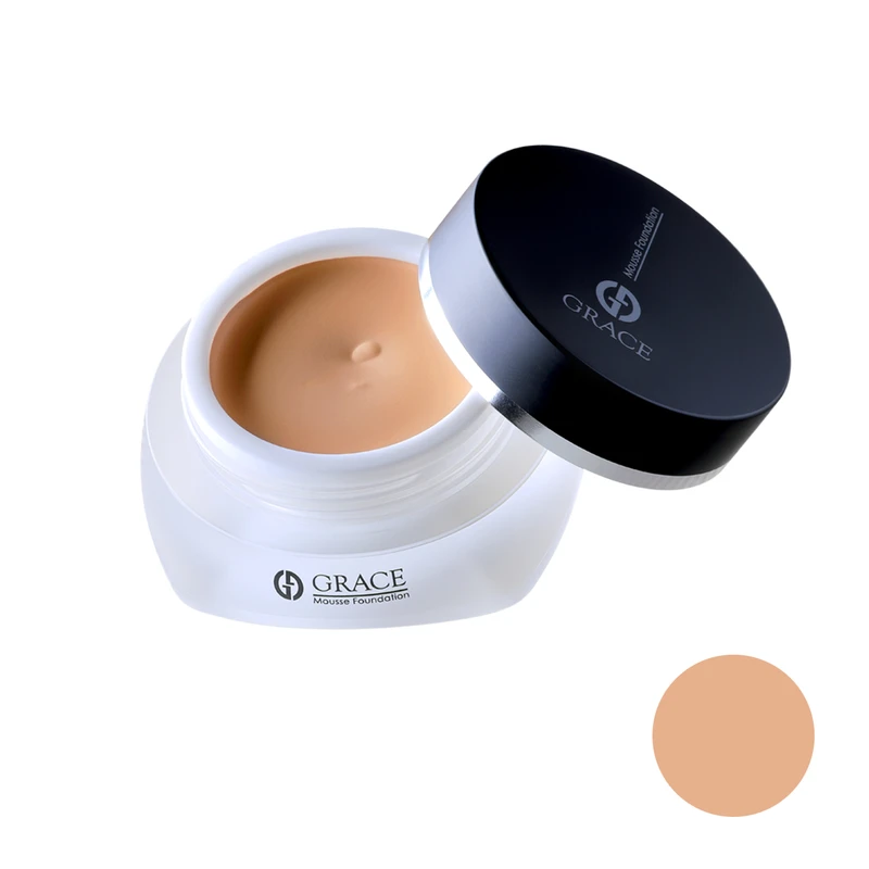 کرم پودر فشرده گریس شماره 603 | آرایش طبیعی و ماندگار با بافت موس